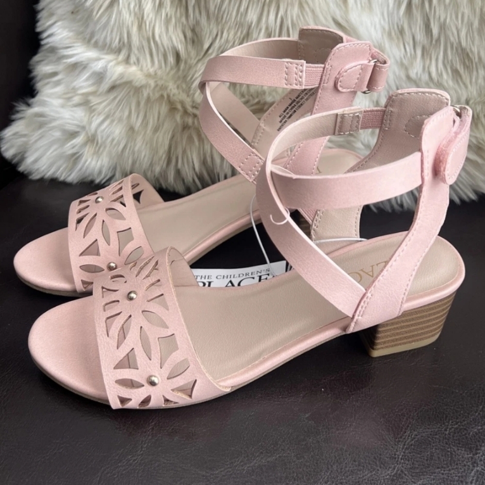Children's Place Cutout Pink Sandals - Picture 11 of 11